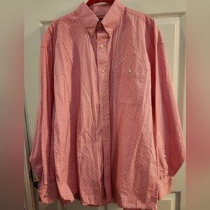 Wrangler Men's Pink ribbon shirt, sz XXL